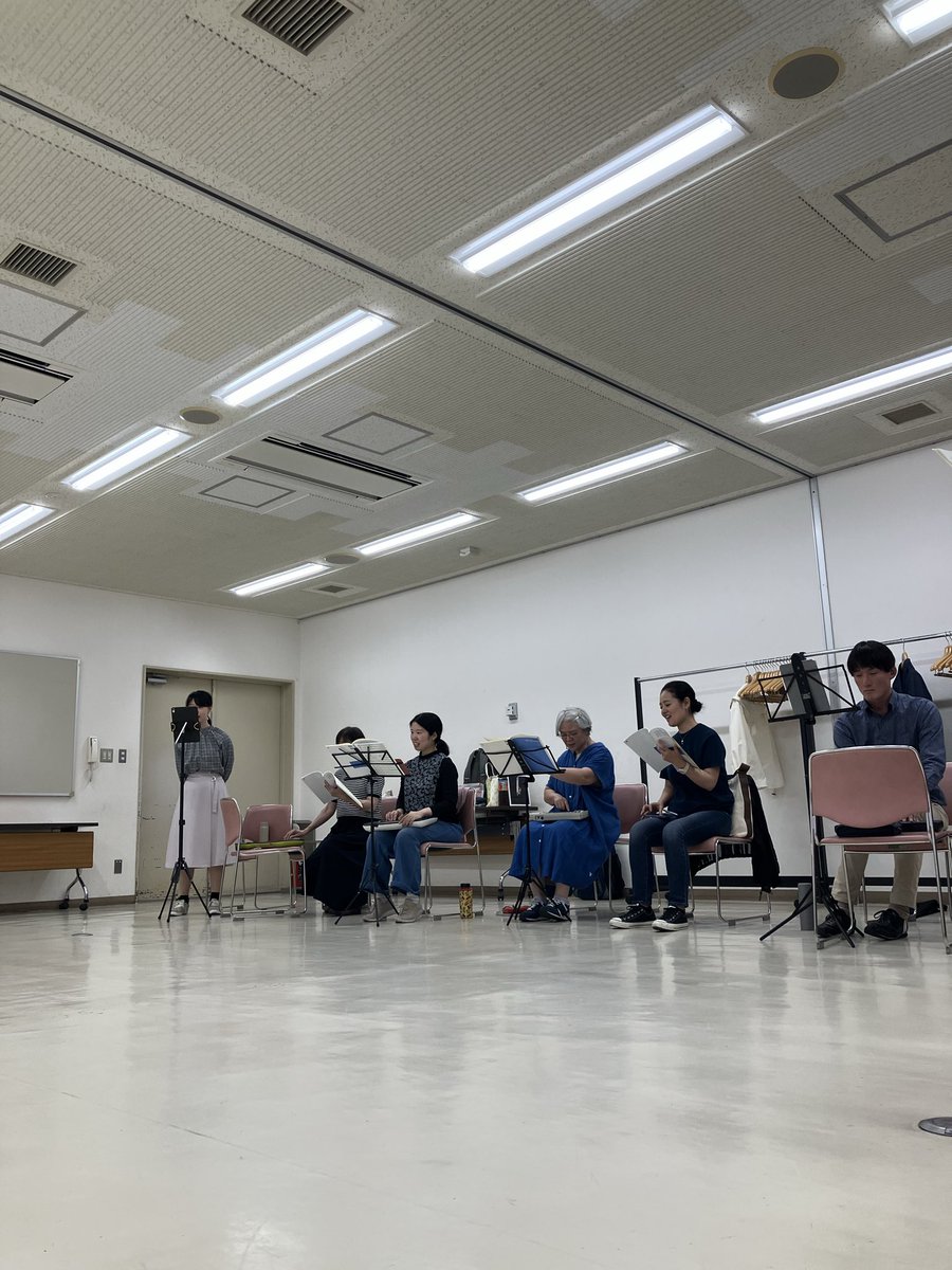 TCM_Chor's tweet photo. 6/6(土)

前回でも取り上げた

木下牧子　作曲
混声合唱とピアノのための「ギタンジャリ～歌のささげもの」

を練習時間いっぱい取り組みました

1.光よ、私の光よ
2.一日が終わろうとしている

を復習した後

3.蓮の花が咲いた日
4.昼も夜も

を歌い込みました♪ https://t.co/Kp9TUG5Xko
