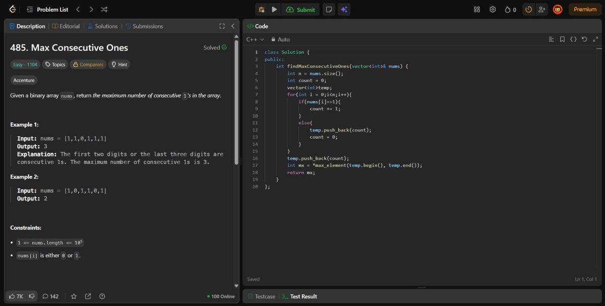 StackAshish's tweet photo. Day 14/45 of the #SDESheetChallenge

Array and linkedlist done and dusted.
Greedy next. Lessssgooooo 🤘🏻 https://t.co/xlJ2jVPyHS