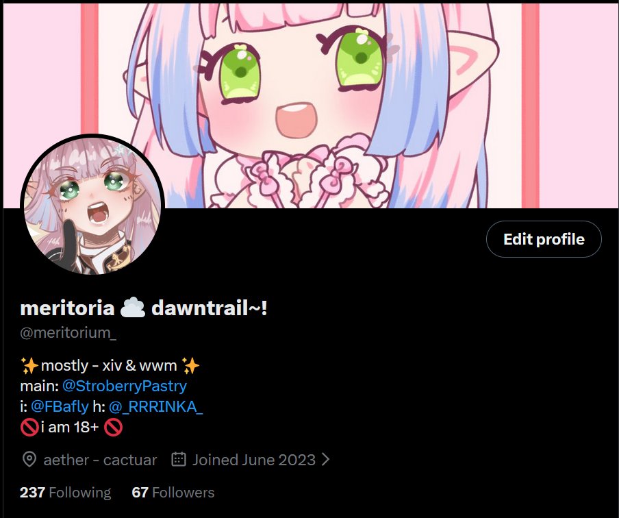meritorium_'s tweet photo. OMFG I JUST REALISED I HAVE 67 FOLLOWERS!!!
😜😜😜😜 https://t.co/sXvWUOefPm