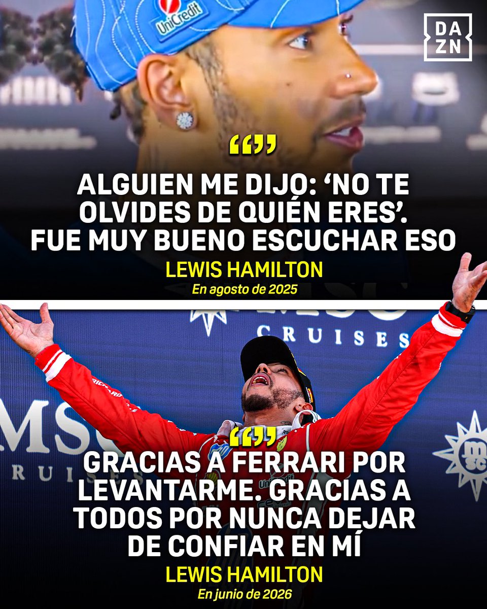 DAZN_ES's tweet photo. LAS PALABRAS DE HAMILTON TRAS LA VICTORIA ❤️‍🩹🇬🇧

#BarcelonaDAZNF1 https://t.co/wjdrFy8SUn