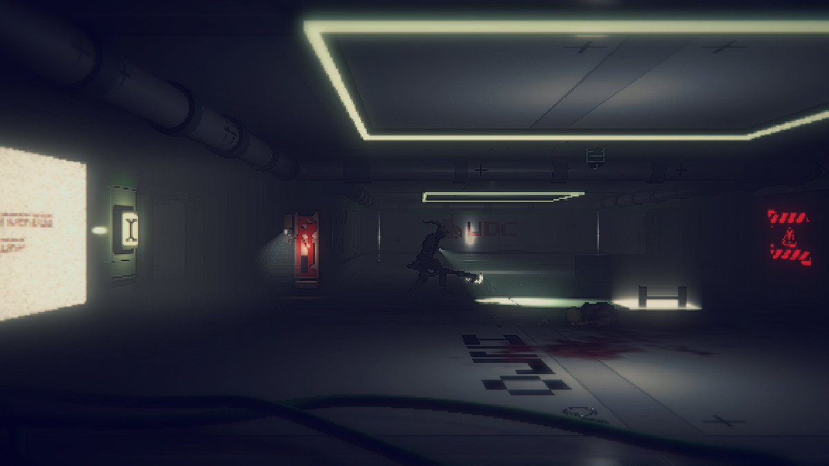 LazyMakeba's tweet photo. "The IRONY" - Another upcoming indie game where you navigate a doomed facility and uncover its dark secrets.
Somehow this game reminds me of Dead Space, but in a 2.5D format.
#TheIrony #IndieGame https://t.co/GqoOBymWCl
