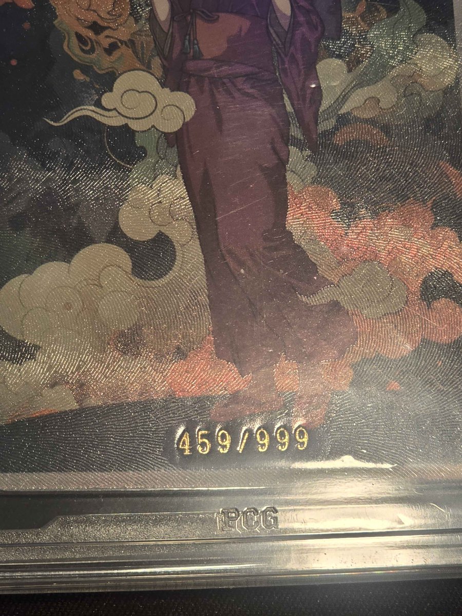 SakurasCardShop's tweet photo. I love this! @PerfectChaos007 was able to actually grade one of our serialized business cards! I’m genuinely impressed that it came back a 9.5 too😂 surface being a 9 was probably due to my handling😂

We use a TCG manufacturer to produce our business cards. Each card has full texture and full holo👀 you will not find a better looking business card in the TCG space.