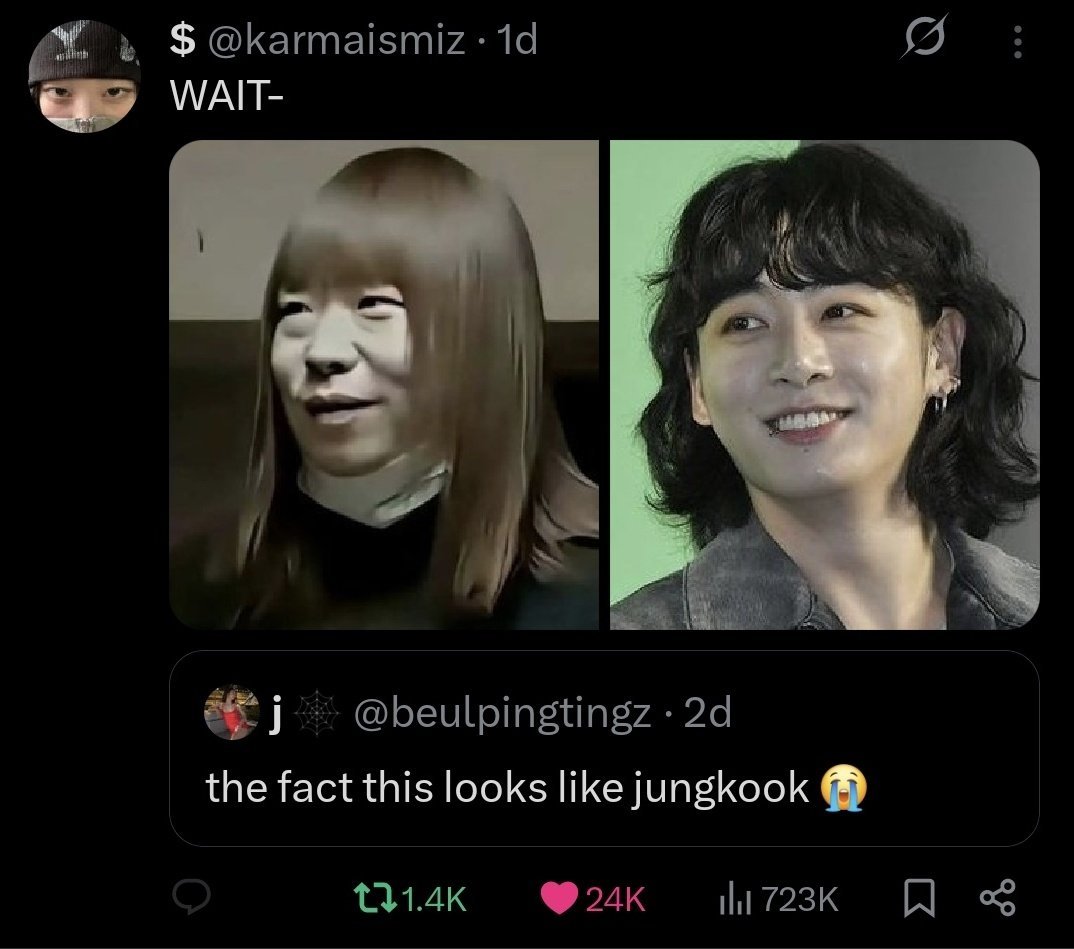 blissmin13_'s tweet photo. This endless cycle of KTHs behind JJKs and JJKs obsessed with PJMs wtf 

Not to mention how these parasocials and shippers (ex-taekookers) collab to go against JM

pigkook must be so boring for you to talk abt jm and pjms all day #whorekook https://t.co/HdEGsWvnI3
