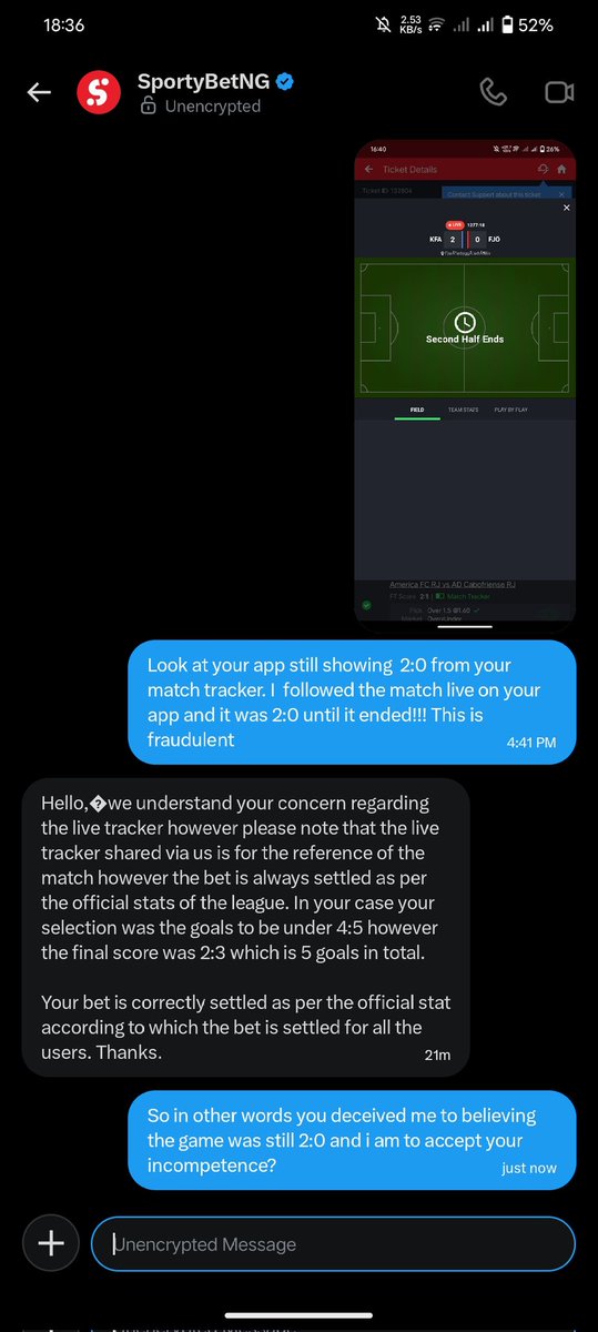Aideyan's tweet photo. @in_crediBULL @SportyBet Delete sporty bro. https://t.co/ZynafHQIPw