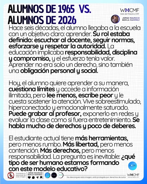 cmf_w's tweet photo. Cómo afectan las conductas disruptivas de los alumnos a los docentes | Descarga la guía PDF. Enlace: https://t.co/sPHStS5eio https://t.co/TTT5gpXW66