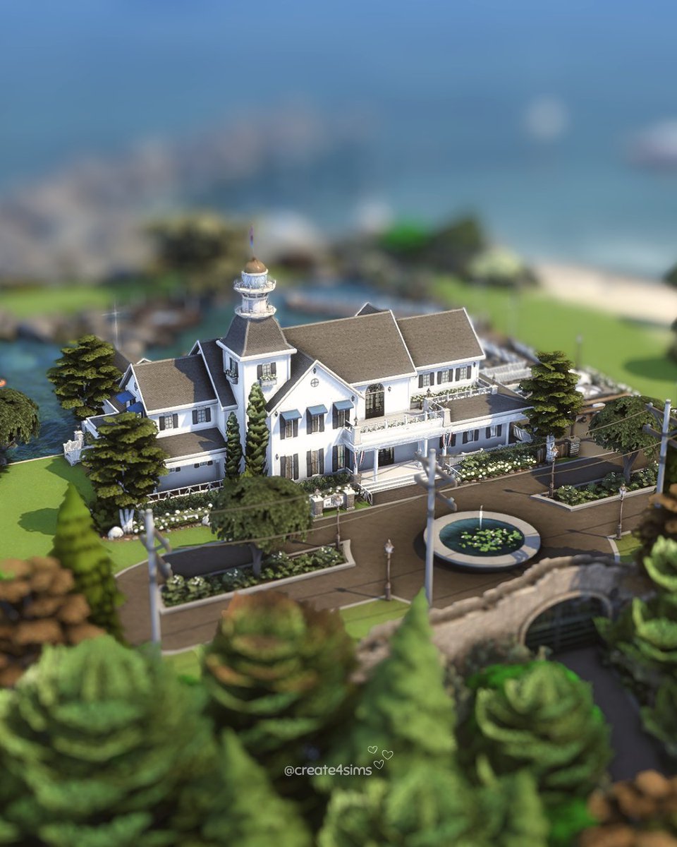 create4sims's tweet photo. Brindleton Bay Yacht Club 🌊 (no CC) Besides outdoor water activities, sims can also enjoy;
• restaurant 
• pool &amp; lounge 
• bar area
• pub games 
• wine tasting 
• party zone

The build is currently under early access and will be on the gallery on 20th June 🌿 

#thesims4 https://t.co/PSFscLssLL