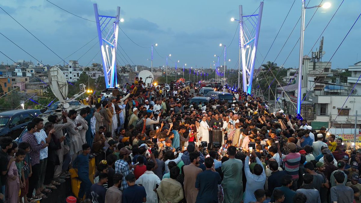 murtazawahab1's tweet photo. It actually is the People’s Party 🙌 CM Sindh inaugurated the new Azeempura Flyover in Shah Faisal Colony 🙏 https://t.co/TXkg9PTpyg