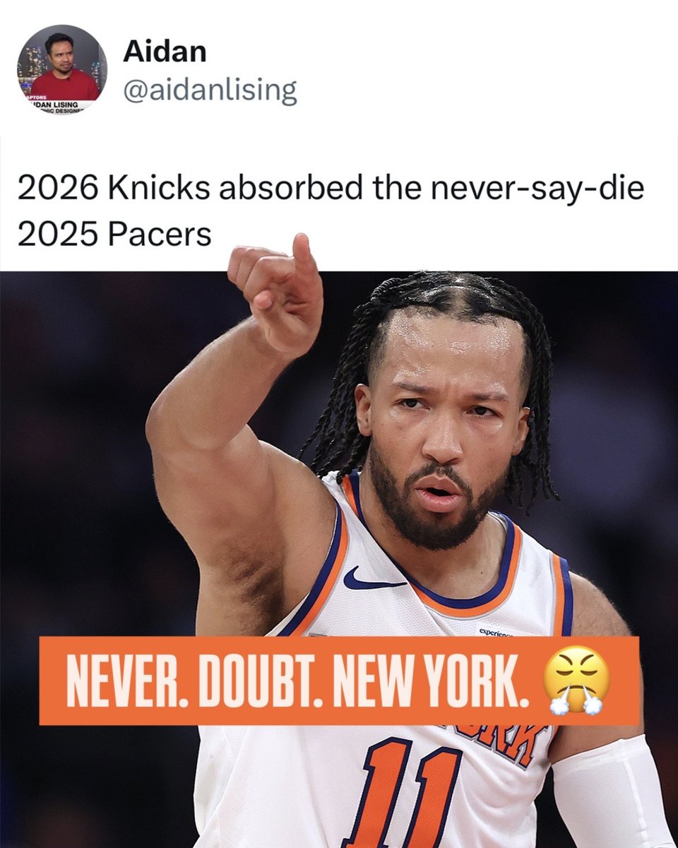 FanDuel's tweet photo. NEVER count out the power of a TEAM 👏

via @aidanlising | #AlwaysKnicks https://t.co/bp4o9bECyF
