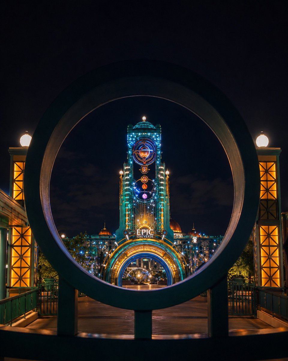WackyWeazle's tweet photo. Even with the rough edges, Universal Epic Universe at @universalorlando has that rare theme park feeling where one night view can pull you right back.
#epicuniverse #universalorlando #universalepicuniverse #themeparklife #themeparkmagic #orlandonights #celestialpark #WackyWeazle https://t.co/GlGYPH8QZC