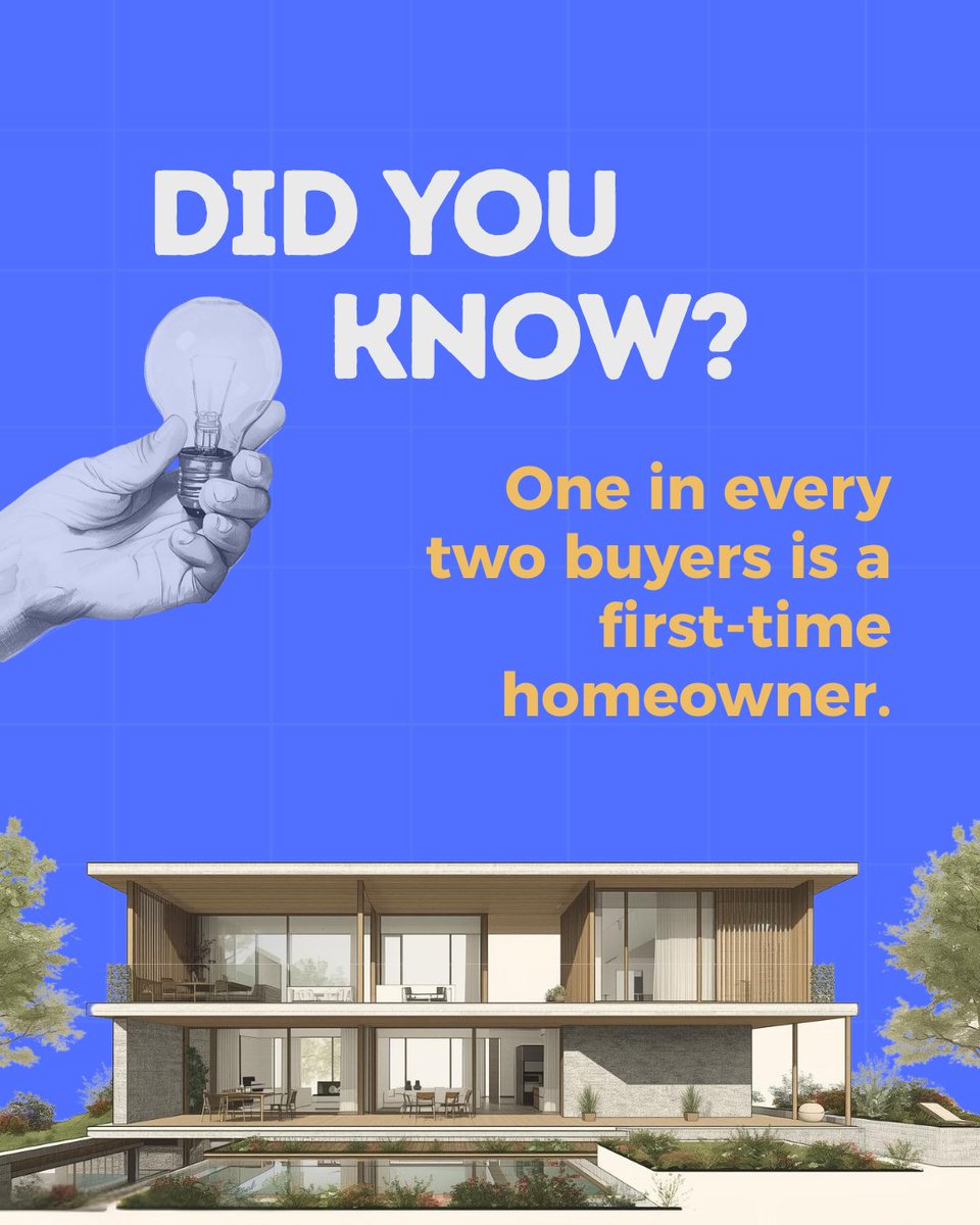 BillMillerStAug's tweet photo. Did you know? Half of all homebuyers are first-time homeowners! 🤔

How old were you when you bought your first home? Or are you still waiting? Let us know in the comments! 💭

#funfact #homeowner #homebuyer #buyers #buying #seller #selling https://t.co/ju1QyTJ3fY