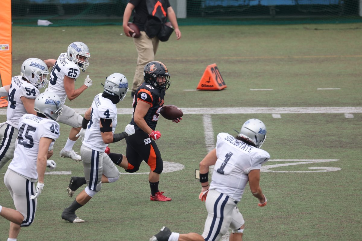 TokyoAncanale's tweet photo. 🏈2026 東日本X2 春季公式戦 SPRINGBOWL TOURNAMENT 決勝
#SonySolidstate 21 - 14 #アイレクスゴリラズ
#Xリーグ
#アメフト
撮影日:2026.6.14
於富士通スタジアム川崎 https://t.co/V8cnVZbT7i