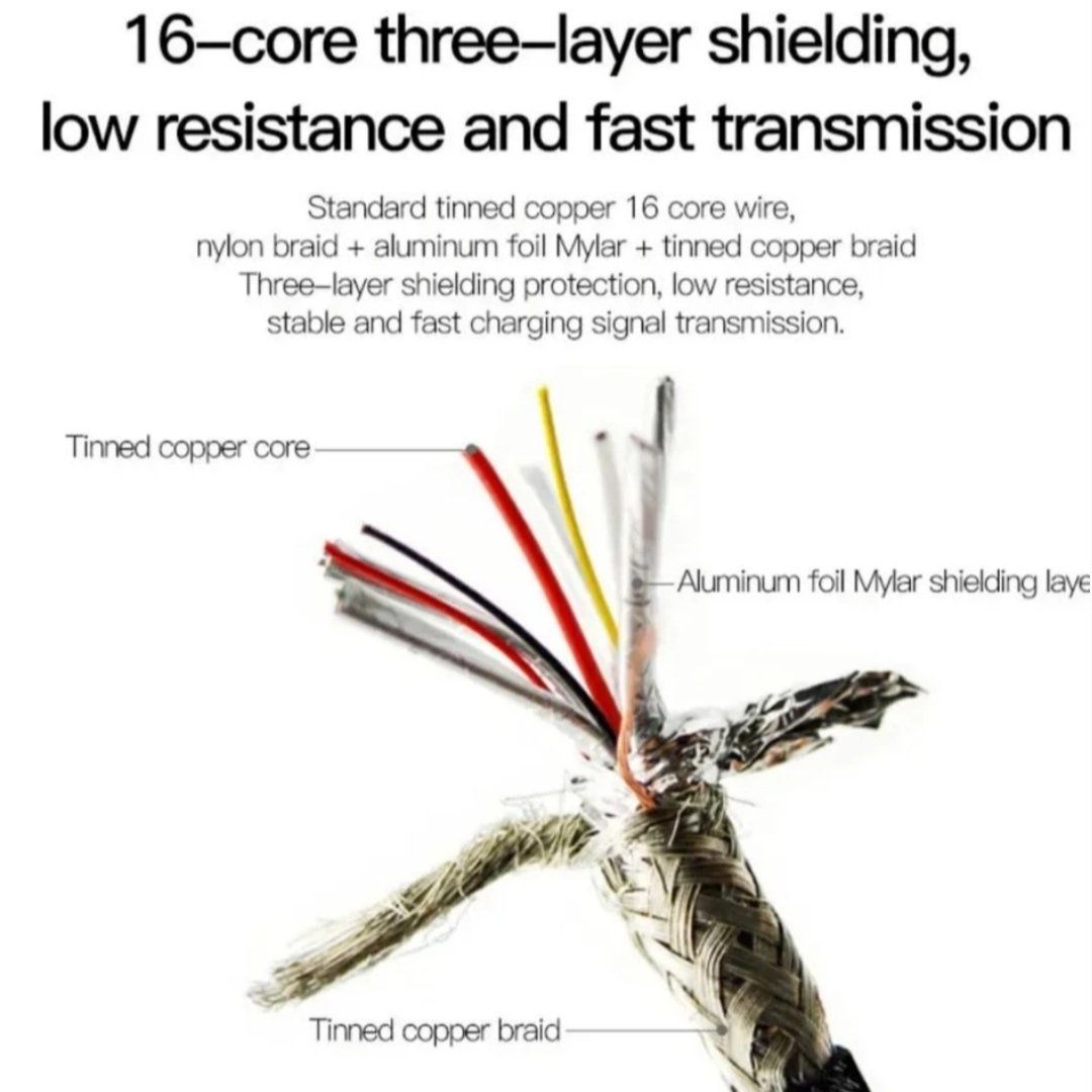 phonehubb's tweet photo. Essential USB-C Charge Cable Braided 10Gbps Super Fast Speed

Compatibilty 
iPhone 17 Series 
iPhone 16 Series 
iPhone 15 Series 
MacBook Air 2018 upwards
iPads with USB-C 
Androids, Pixels &amp; Samsung with USB-C 

Cable also transfers video

Shop Now ⬇️
https://t.co/WokEgwG7bv https://t.co/PsOPaxalCW