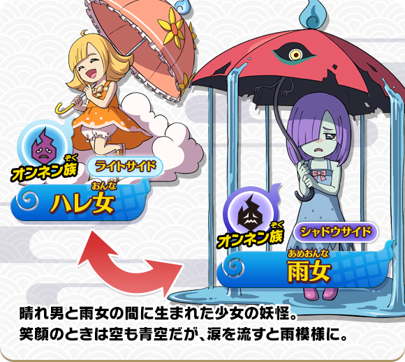 matahikoushiki's tweet photo. この雨女って娘、ケータの時代の晴れ男と雨女の娘なんですよ https://t.co/jkqH0uhwaD