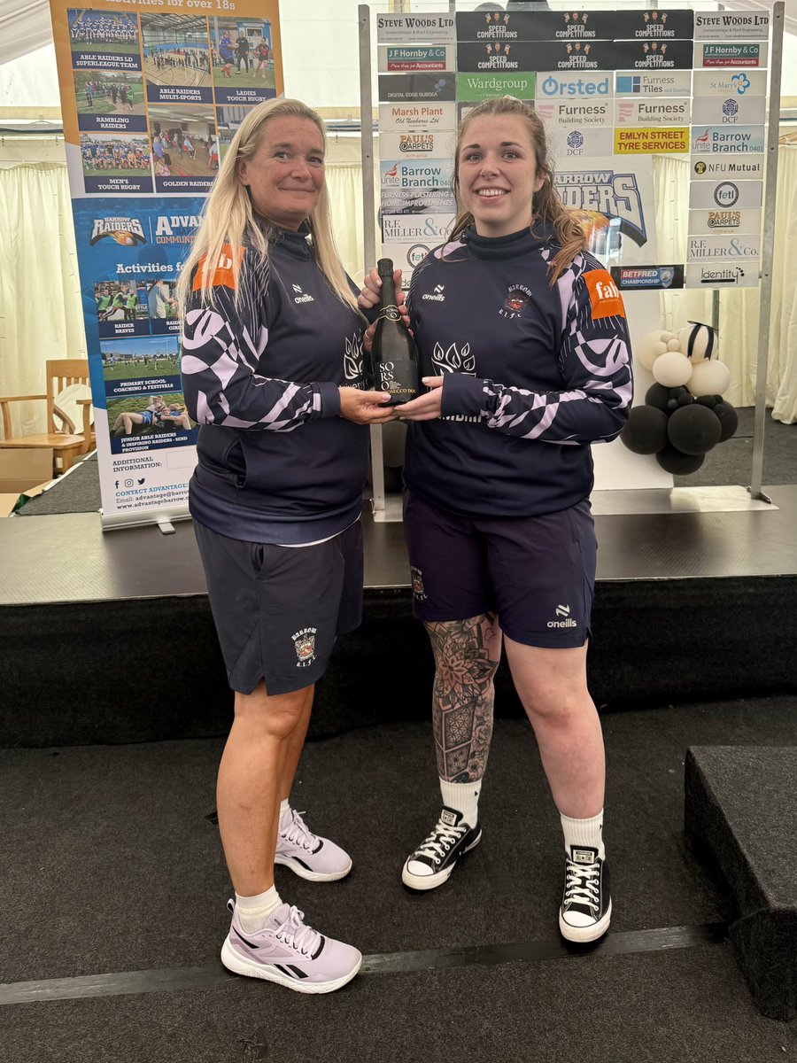 BarrowRaiders's tweet photo. Congratulations to today’s player of the match, Jodie Morley, chosen by BBC Radio Cumbria 🍾 https://t.co/EddE7EOt6c