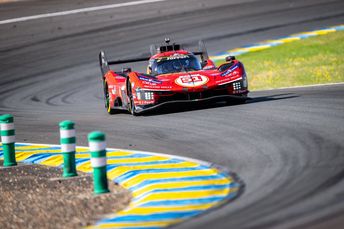 FerrariHypercar's tweet photo. Some race snaps to round out the weekend 📸

#FerrariHypercar #Ferrari499P #WEC #LeMans24 https://t.co/MvX6vcTy8y