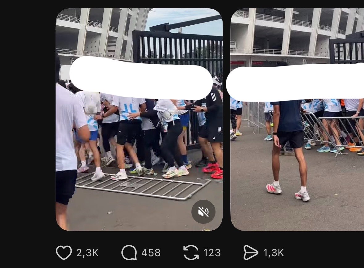 lvdick000's tweet photo. Sorry bgt yg baru mulai seneng lari dan ikutan event2 lari, jujur awalnya seneng karna makin banyak yg mulai hidup sehat dong ya, salah satu fomo yg wajib bgt di support. Tapi setelah melihat event2 lari yg banyak case gini kyk gk relate aja sih at least buat gue ya. https://t.co/upAMUMX5eb