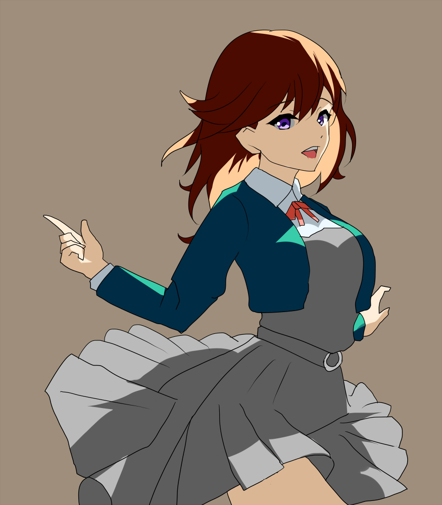 toaru_GDM's tweet photo. こういうスカートがぶわぁってなっている絵を描くのがマイブーム https://t.co/nMYm3xAyKj