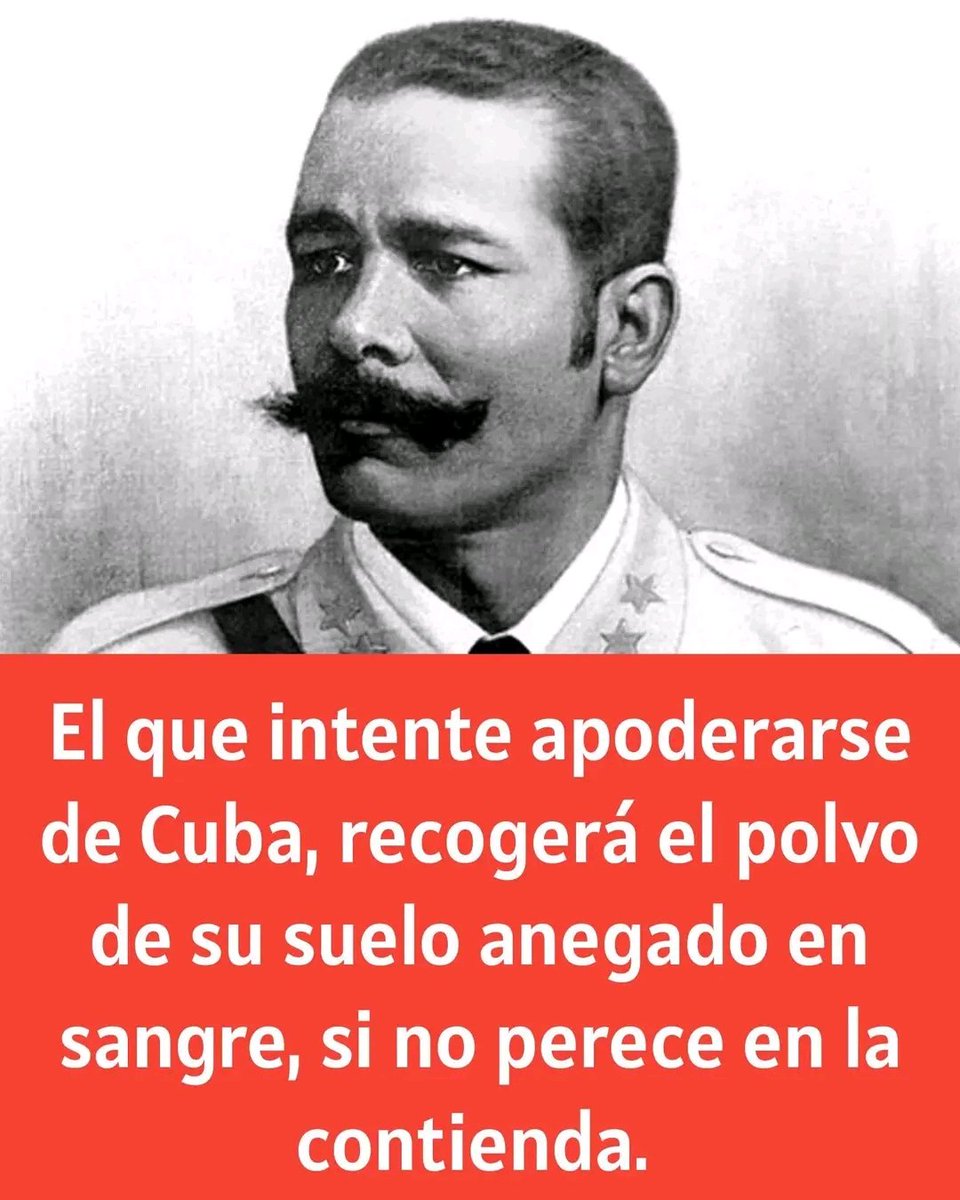 EnriqueGar93405's tweet photo. 14 de junio de 1845: nace en #Cuba nuetro Titán de Bronce Antonio Maceo. #CubaViveEnSuHistoría 
@PartidoPCC 
@DiazCanelB 
@DrRobertoMOjeda 
@MMarreroCruz https://t.co/9Jmv2BWlID
