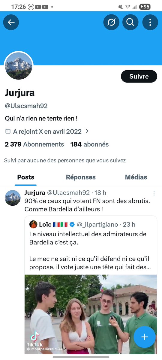 TheOneAboveAII's tweet photo. @Ulacsmah92 @Linformatrice1 On a compris le gauchiste https://t.co/DfNDNsnTUT