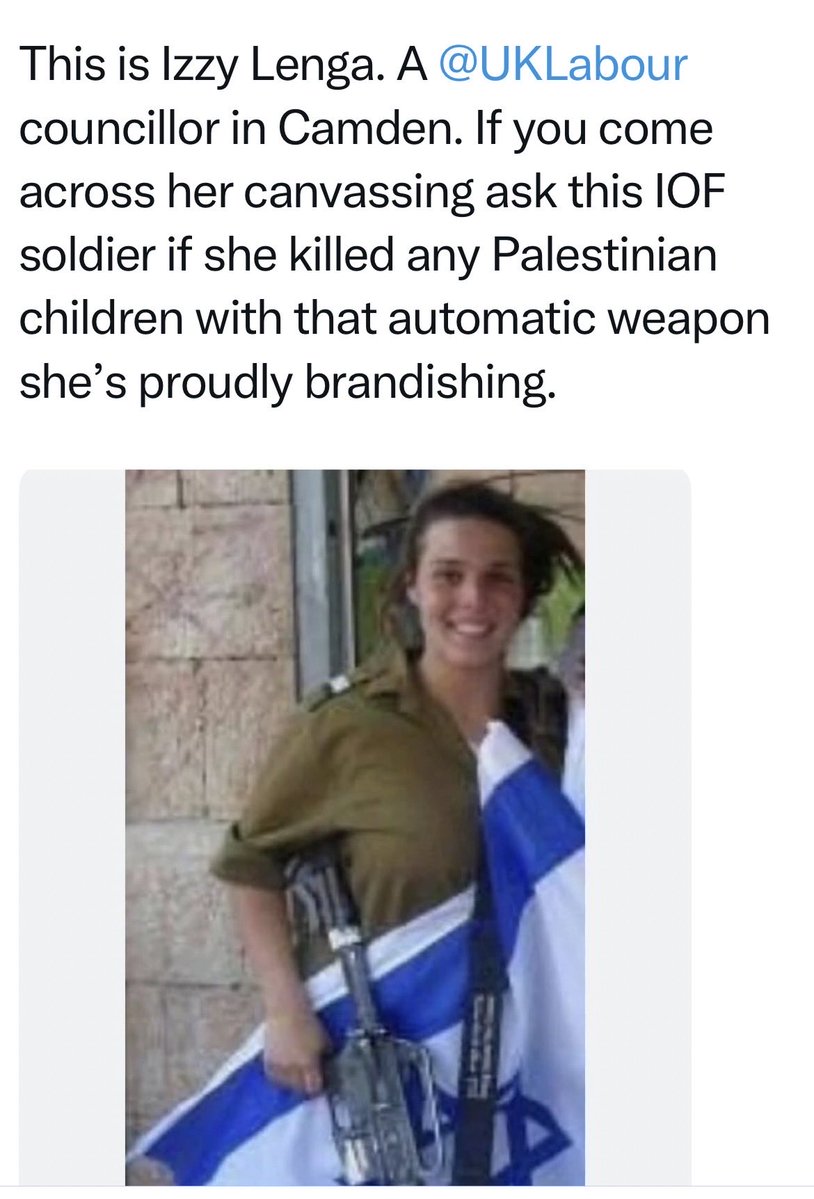 MattSkiCA's tweet photo. @SuppressedNws1 Stop the sale! 
Stop the Zionists! 
Like Izzy in @UKLabour 

@ScotNational @France24_en @espressonline @cnni @SPIEGEL_English https://t.co/w3CtruBxFz