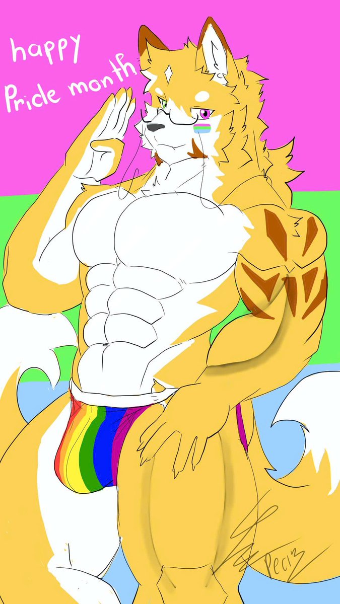 pearfox1's tweet photo. happy pride month 🥳🥳🥳 https://t.co/ztomC3FDdv