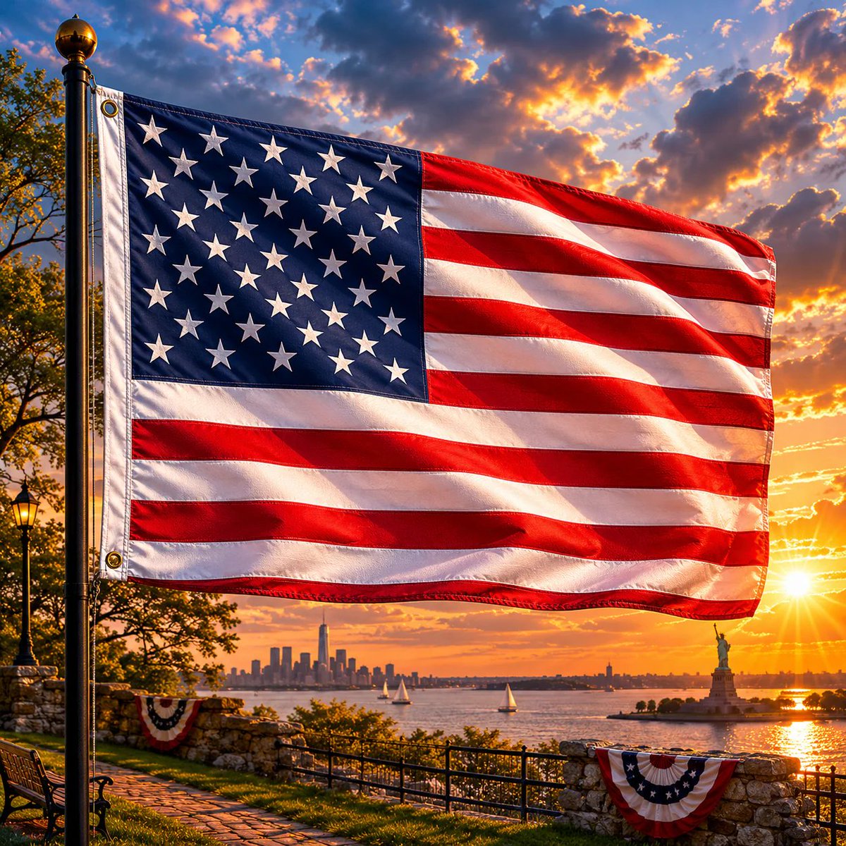 AnnaKovalenko89's tweet photo. Happy Flag Day! Today we honor the Stars and Stripes, a symbol of freedom, courage, and the sacrifices made by generations of Americans. God bless America. https://t.co/paPqGUBPVy