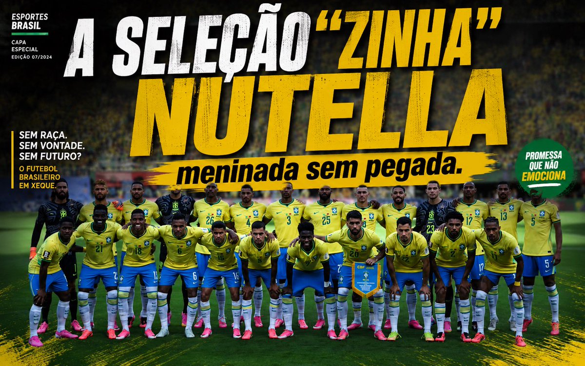 NOimpopulares's tweet photo. CBF anuncia que sonho de sexto título segue armazenado em pasta temporária após novo empate. Gabriel Magalhães e Alisson descrevem incidente como “glitch do sistema”. Endrick permanece confinado no banco de suplentes por razões não divulgadas. #SátiraDBrasil #Fake #CBF #Futebol https://t.co/50UhRZMyKN