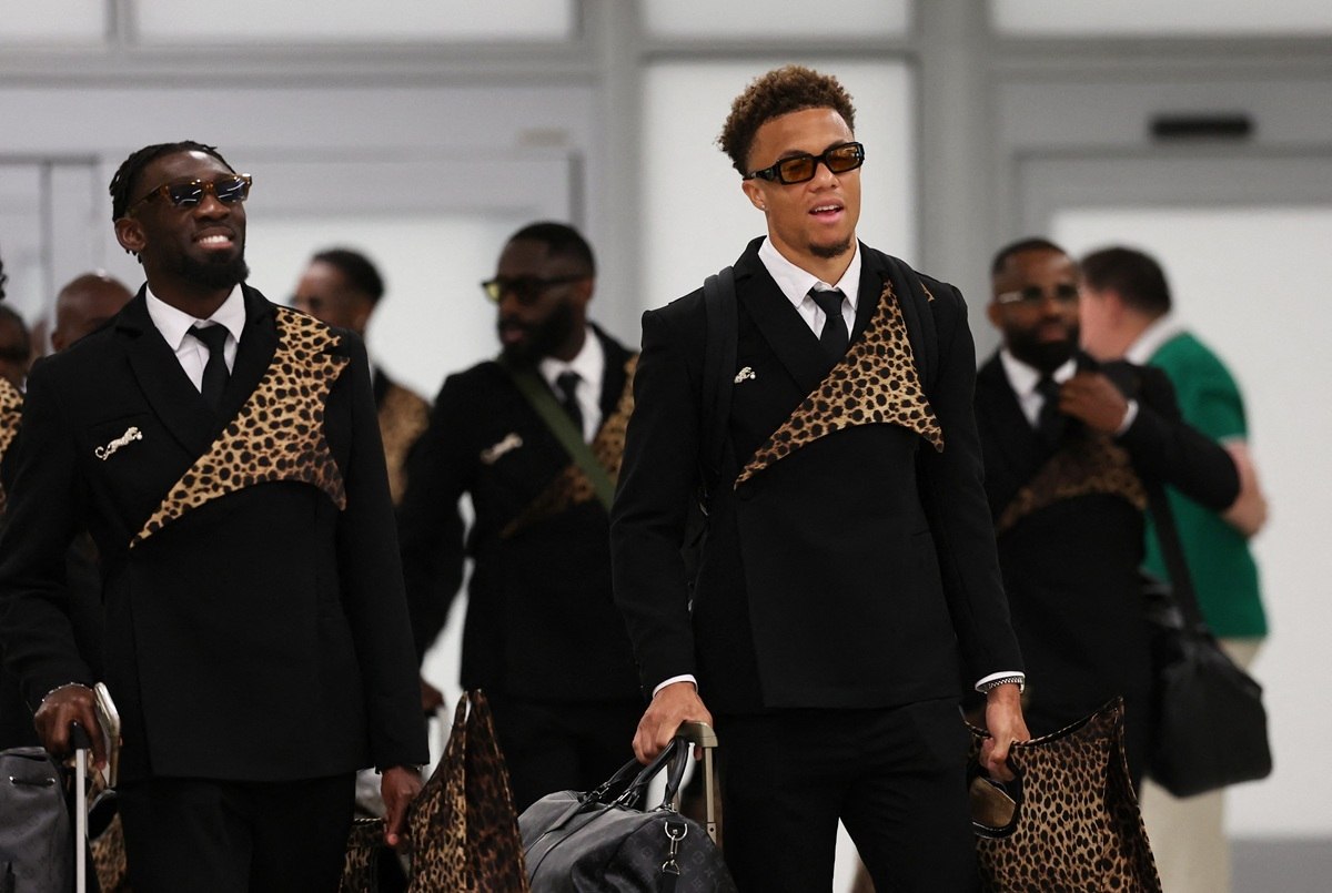 nexta_tv's tweet photo. The outfits of the football players and members of the Congolese national team delegation caused a sensation online. 

The African team will begin its tournament campaign on June 17 with a match against Portugal. 

For DR Congo, this will be their second appearance in the final stage of the World Cup.