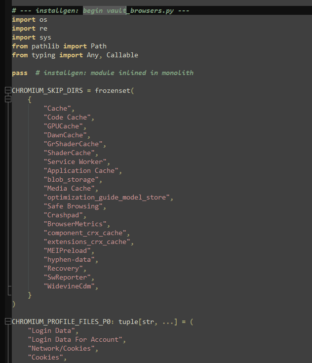 G60930953's tweet photo. setup_seed-1781029.msi (26af0b30bc86ab158950a7c0dd487f0fb58e03bb02a32dffab30f61b6c7edee9)
http://69.48.229[.]22:8081/api/watcher/v2
Undetected Python #Stealer/#RAT
Steals (browsers, outlook, wallets, etc) + screenshots + runs scripts from C2
h/t @malwrhunterteam https://t.co/3U7dIWkDDs