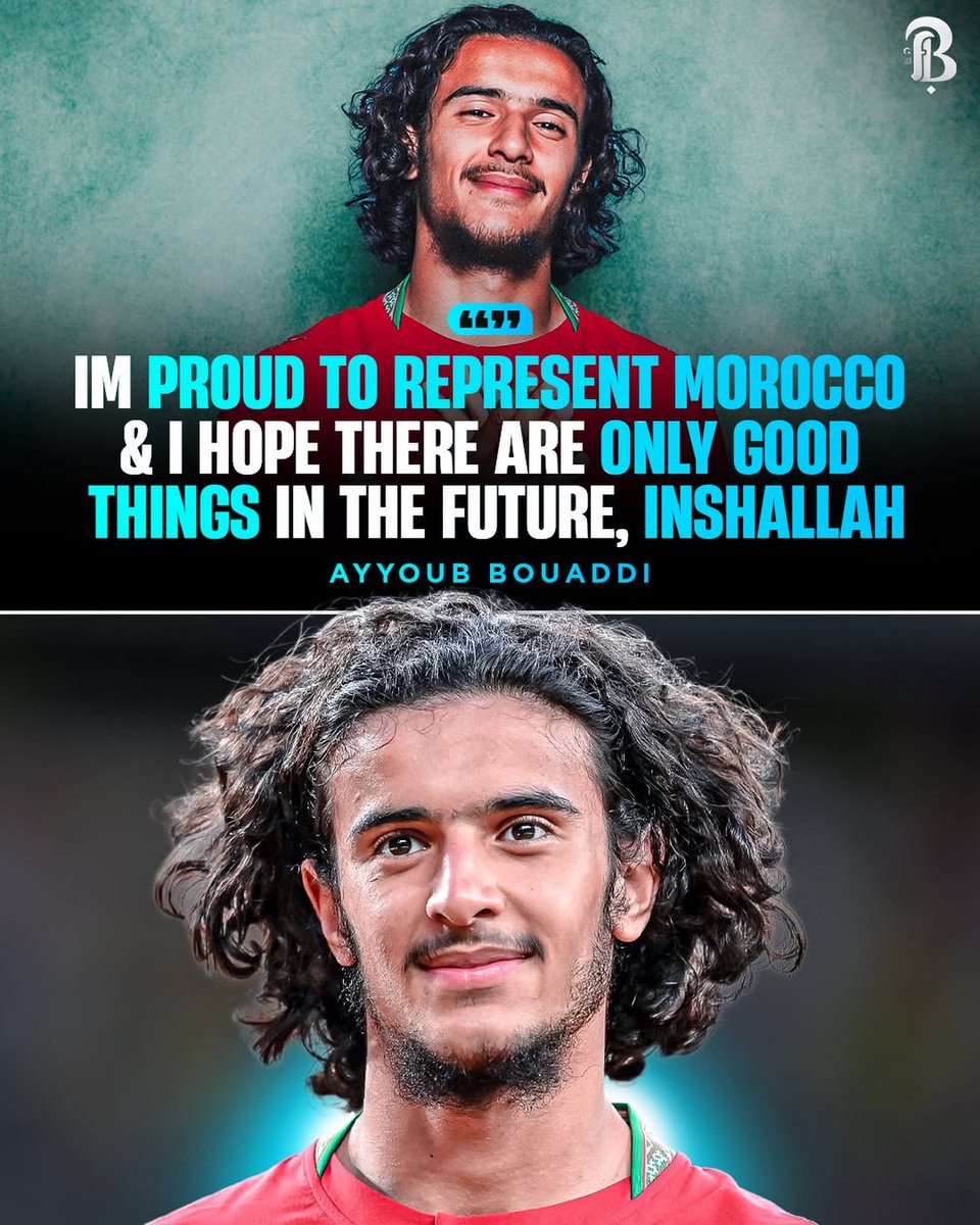 FaithfullBaller's tweet photo. 🇲🇦 Ayyoub Bouaddi when he made the decision to represent Morocco:

'I am proud to represent my country and I hope there are only good things in the future, inshallah (God Willing)'

Last night he dropped one of the best midfield performances we’ve seen in a while 👏 https://t.co/XmonOhF9V6