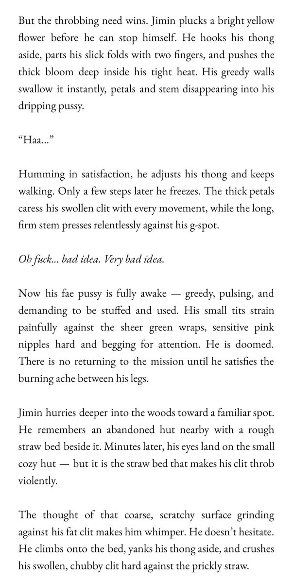 cloudypetalhaze's tweet photo. ✨️sparkles in my veins✨️

jikook smut🪽

🧚‍♀️fae bp jm
☁️ starnger jk
🧚‍♀️fae &amp; fairies
☁️spanking, throat-fucking, squirting
🧚‍♀️object insertion, creampie
☁️erotica

🔗https://t.co/0QhwZkvhPp https://t.co/e3AkLxLC2q