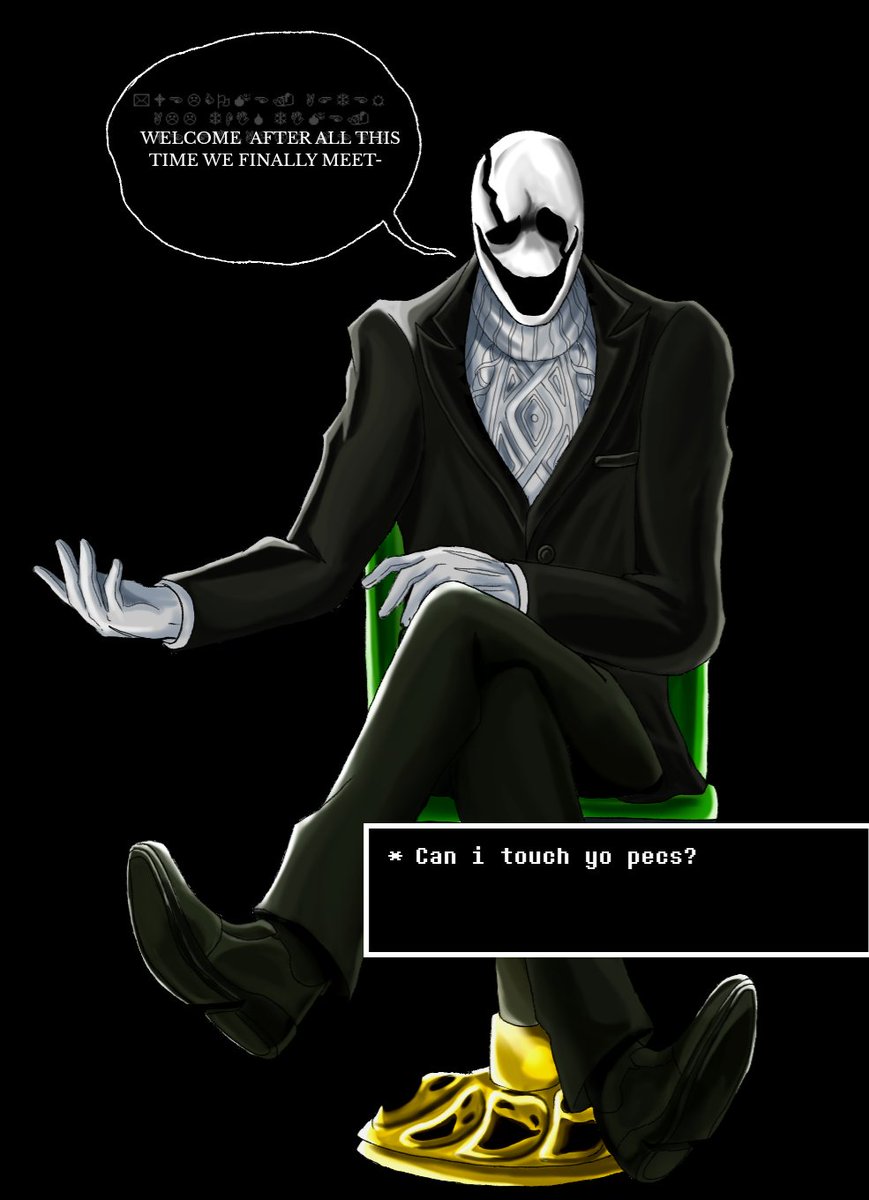467Doggo's tweet photo. Gaster meeting a fangirl https://t.co/KT353U5hYS