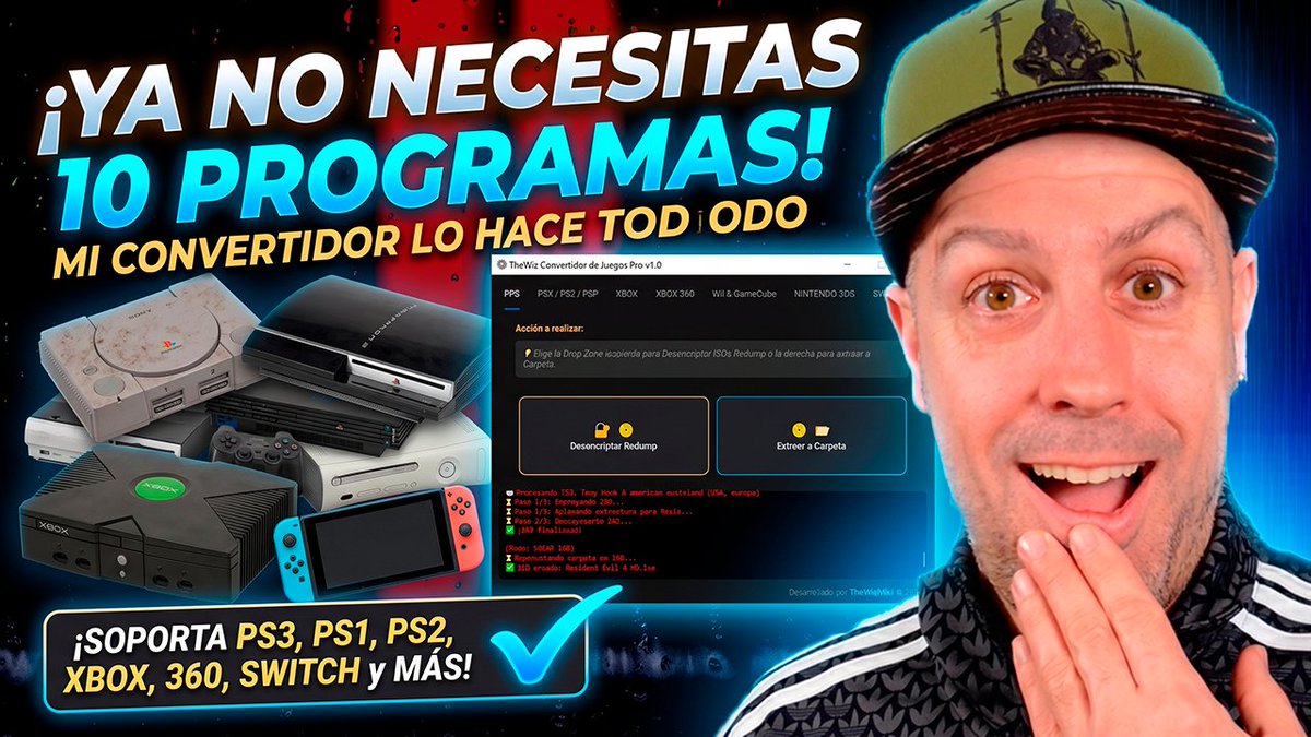 TheWizWiki's tweet photo. ¡Este Convertidor de Juegos Cambiará Tu Vida! (Multisistema)

Descarga mi App:
https://t.co/WHojcec0D5

¡Ya en YouTube!
https://t.co/5JS2GZi4rs https://t.co/UVhfJZKdIl
