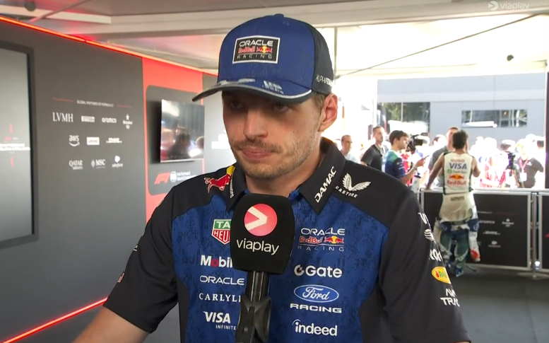SCUDERIAFEMBOY's tweet photo. ''how do you look back on your race.''

max: ''not a lot happened for me. just very lonely and too slow. every stint you lose some time, on every tyre.'' https://t.co/4S5DMJ6Wjn