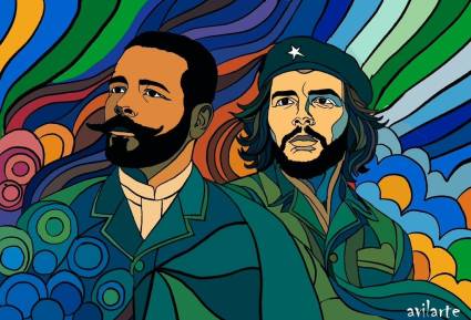 monicasm97's tweet photo. 🇨🇺 El calendario situó a #Maceo y #Che en la sexta hoja, pero la diferencia de 83 años los hizo habitar siglos consecutivos y geografías distantes, hasta que sus anhelos y hazañas coincidieron sobre una #Cuba dolorida y ávida de libertades.

👉 https://t.co/GeWG0iMW4G https://t.co/4h3XVuODbY