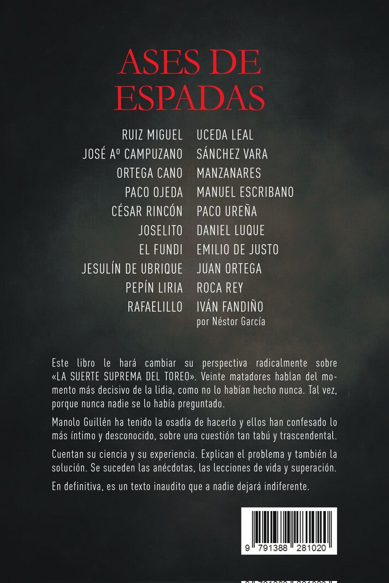 asesdeespadas's tweet photo. Un cartagenero publica un libro protagonizado por cuatro toreros de la Región de Murcia, como Ortega Cano, Pepín Liria, @RRRafaelillo y @UrenaOficial 
¿y no es noticia @la7tele @laverdad_es @diariolaopinion @SER_Murcia @SER_Cartagena @SER_Lorca @cope_murcia @ocrmurcia @ORMurcia? https://t.co/qRowuBSWNY
