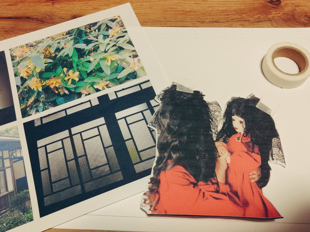 fuukacyou's tweet photo. 次のお絵描き準備。枠を作り、作画資料を印刷し、次は世界を作っていく。今回はちょっと小さな紙にモデルちゃんたち大きめという初めての構図なので、どうなるのか自分でもちょっとわからなくて楽しみ。明日から下描きに入ります。 https://t.co/PGQBtZzndy