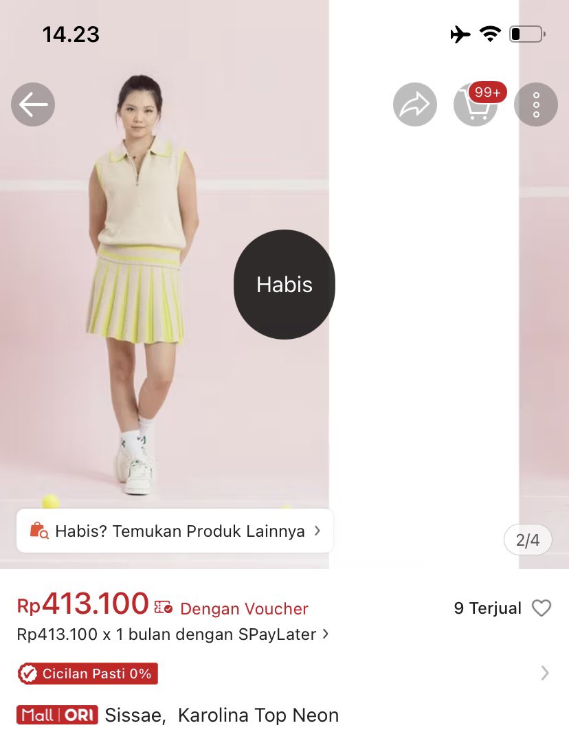 subakcotton's tweet photo. Kode : GWN 07

Knitwear Top Set by Sissae
• 100k
Like a new, bahannya adem, cakep bisa buat outfit olahraga, dapet 1 set atasan dan bawahan, harga beli up 400k

Inc admin : https://t.co/pNZMgvdrzY https://t.co/YgTWuT4YtX