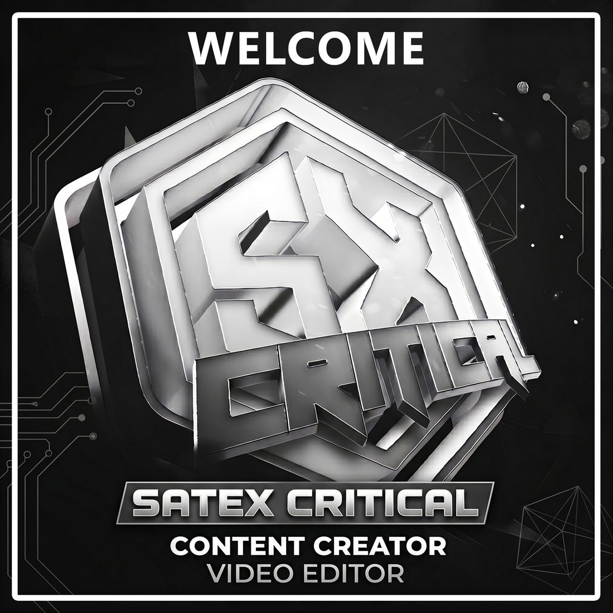 TeamSatex's tweet photo. We are happy to announce Critical
As a Content Creator &amp; Video Editor.

Welcome @TTCritical to Team Satex 🤍

#WeAreSatex #RocketLeague #RLCS https://t.co/Ud2cWMSXj3
