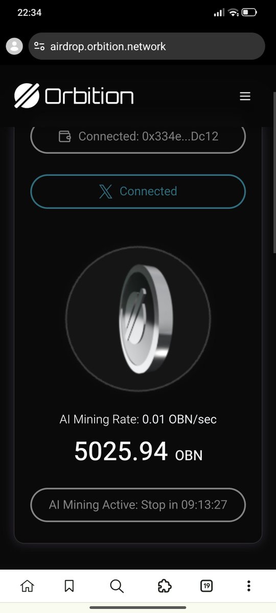 Airdrop_strong's tweet photo. INSTANT AIRDROP

ORBITION NETWORK

Reward $OBN tokens for all participants

Register: https://t.co/lWDeU7Zzlf

- Signup using Google
- Connect NEW WALLET
- Bind your X
- Complete all task
- Start mining
- You will instantly get 3.3K $OBN
- Done

Claim setiap 24 jam sekali https://t.co/V7PZEnv39m