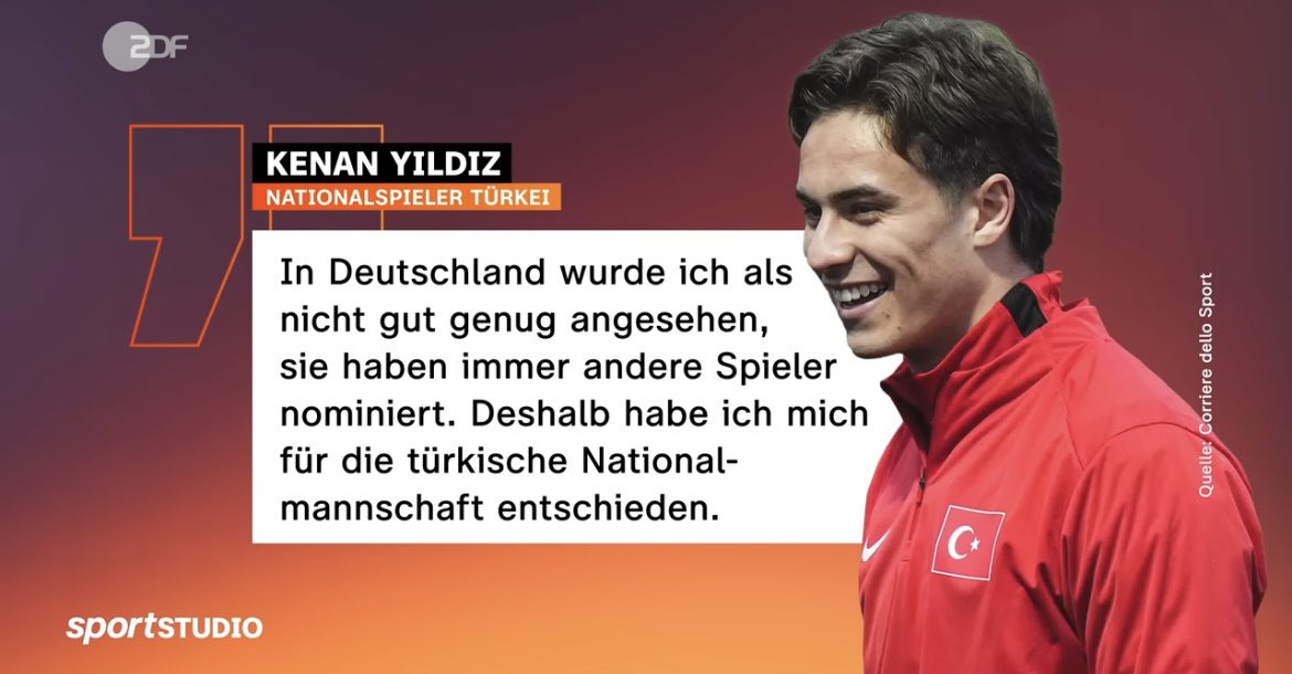 ytyazar's tweet photo. Kenan Yıldız:

"Almanya'da yeterince iyi bulunmadım, her zaman başka oyuncuları seçtiler. Bu yüzden Türkiye Milli Takımı'nı tercih ettim."

Can Uzun neden mi Türk Milli Takımı'nı seçti: https://t.co/ymCIW9HnGI