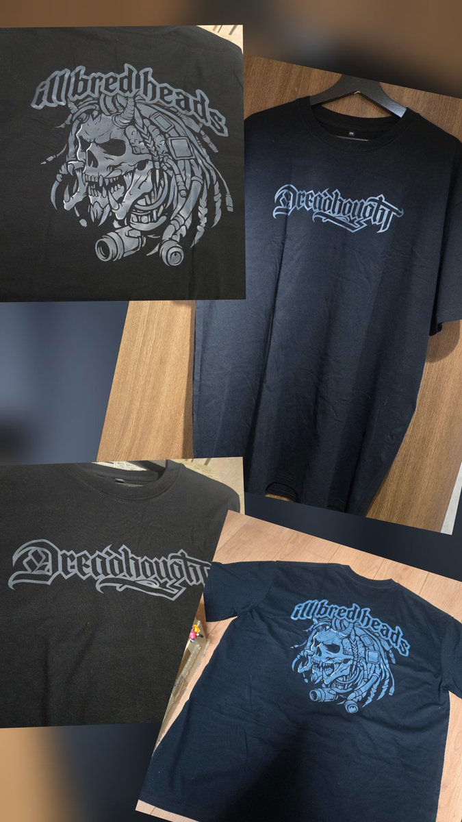 DreadnoughT_OF2's tweet photo. BODY:BLK  
PRINT COLOR:Gray  
Double-sided printing. https://t.co/o7ehdrWTJy
