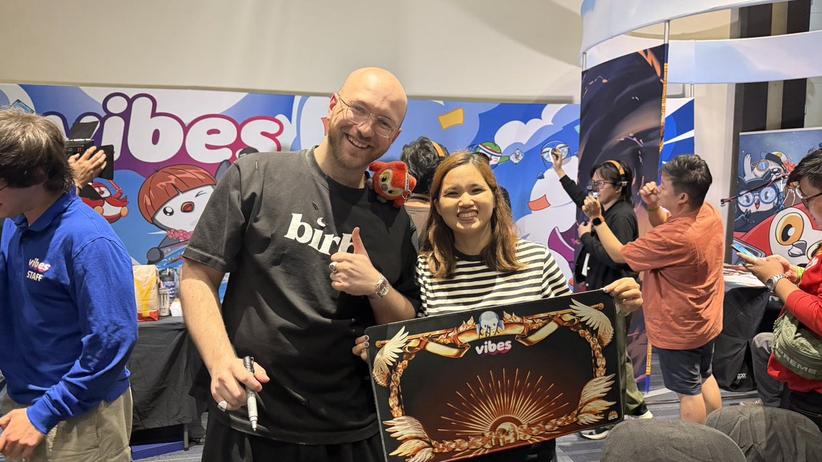 CaraCuteGames's tweet photo. .@vibes_tcg Asian Champs 2026 is done! 2 top 8 players where from
 the 1st LTP a month ago! Happy to help new players build their decks with @TacticsPH!! Goated photo with @ocg_elliot and @spencer!! https://t.co/PS4JWsOZRF