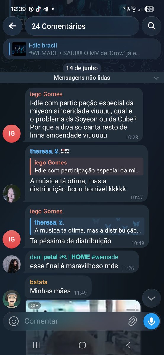 sophia filha dos loustat | WE MADE tweet media