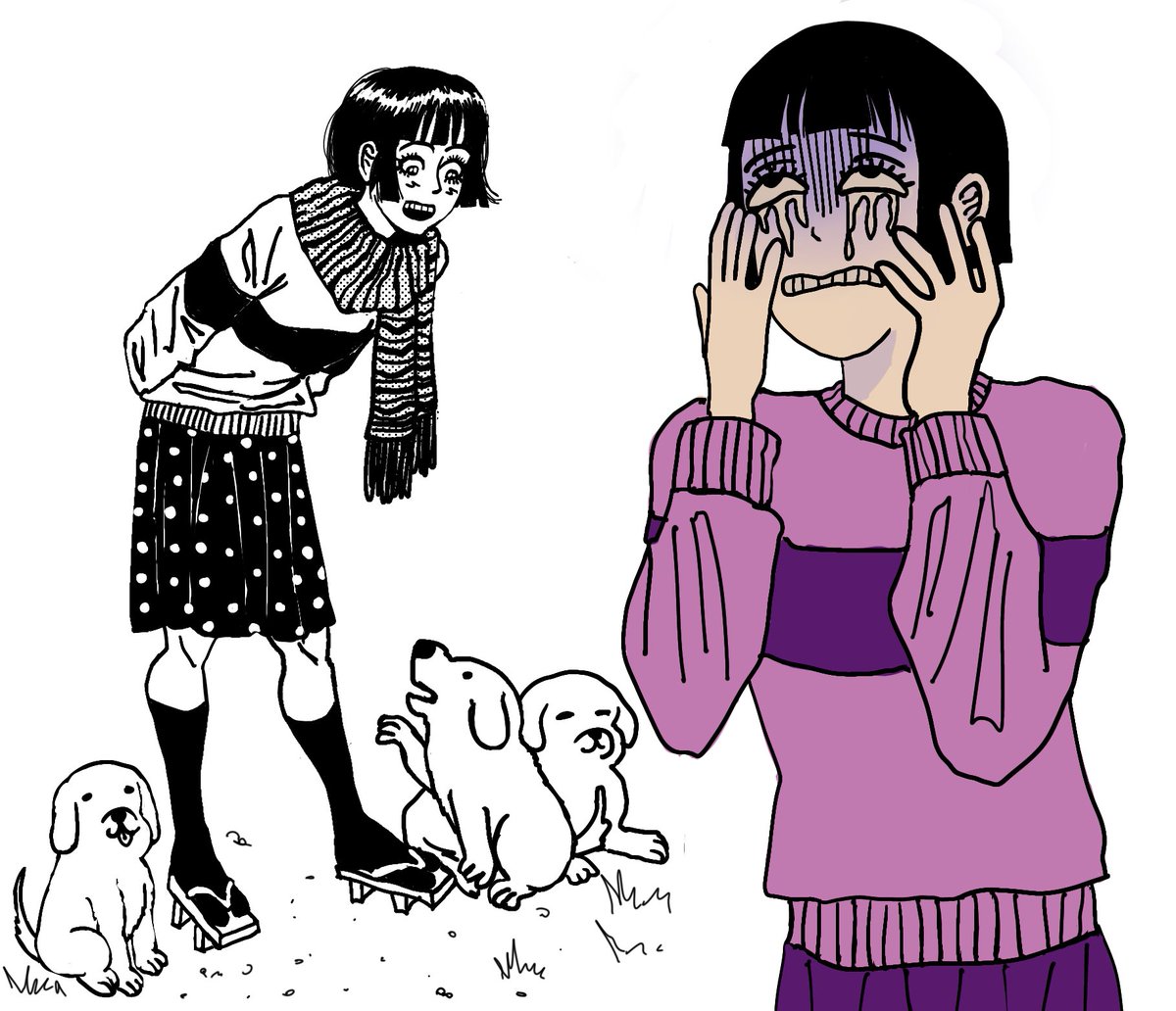 morfinist872183's tweet photo. Midorichan and her puppies https://t.co/mPIuSSY3oJ