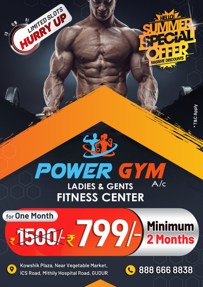 PowergymG's tweet photo. 🏋‍♀️ SUMMER SPECIAL 🏋 https://t.co/SNT5UHdPWf