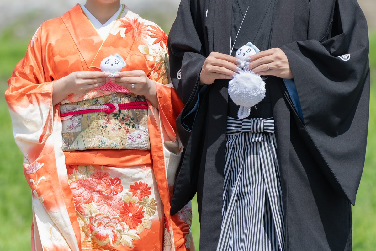 InoriYuno's tweet photo. 本日結婚しました💍
お相手は町民の方です！
いのりまちで出会って今まで一緒にいのりちゃんを推してきました☺
これからも一緒に推し活を続けていきます✨

P.S旦那様と2人で記念にイラスト描いてみました🙌

~2026/6/15~ https://t.co/tQGONwzXpS
