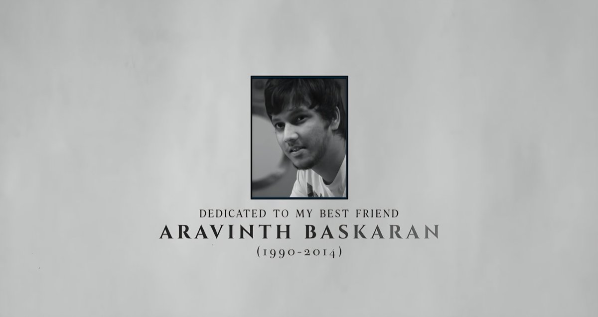 LetsXOtt's tweet photo. The Real Story Behind Anirudh’s New Song "Aravindh" 

 This Song is not just a song for Anirudh , This one is beyond that !!

Who's this Aravind ????

Aravindh Baskaran was Anirudh's real life school friend and his very first audio engineer 

Back in school Aravind lost his father. To support him, Anirudh told him to study sound engineering. He promised Aravind a job on his team if he ever became a music director.

@anirudhofficial  did exactly what he promised! He brought Aravind to work on his early songs. Aravind believed in Anirudh's talent way before he became famous

Everything going well , One Day , Aravind died from a heart attack at a young age .

Anirudh never forgot his true friend. To show his love, he composed a song for "Aravindh". & 

This track officially marks the start of Anirudh's new record label teaming up with Universal Music India, helping his independent songs reach a worldwide audience.

written by "Super Subu."
