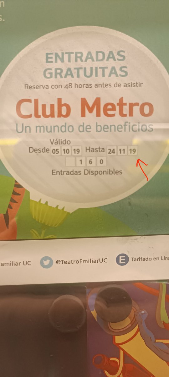 jantojhm's tweet photo. Tío metro sería bueno que sacarán este tipo de publicidad basura 7 años y no la cambian
@metrodesantiago https://t.co/bAs6GkWpm5