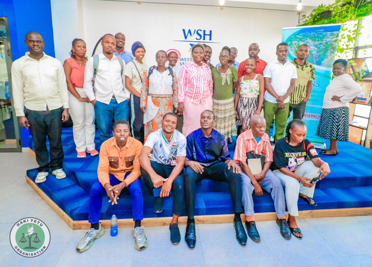 HakiYetuOrg's tweet photo. We successfully conducted a three day training with community groups on participatory mapping approaches to identify and document climate injustices in three informal settlements. https://t.co/RUhaG8W5Su